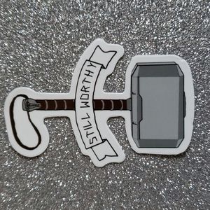 MARVEL Thor Avengers Endgame Waterproof Sticker Hammer